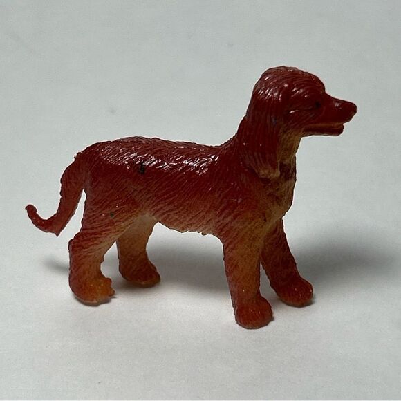 Set Of 4 Rubber Dog Figure Pencil Topper Poodle, Pekingese, Yorkie, Afghan Hound - Picture 2 of 14